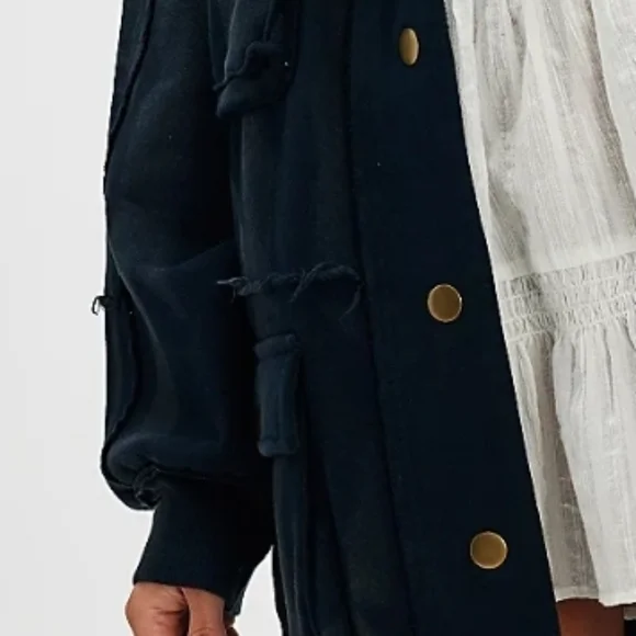 Free People We The Free Hoodie/Navy - Picture 6 of 16